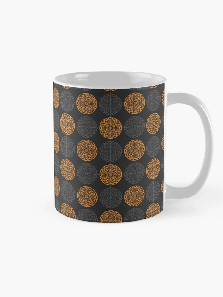 Thumbnail 3 of 6, Coffee Mug, Magic Circles Pattern designed and sold by RafaelLima7.