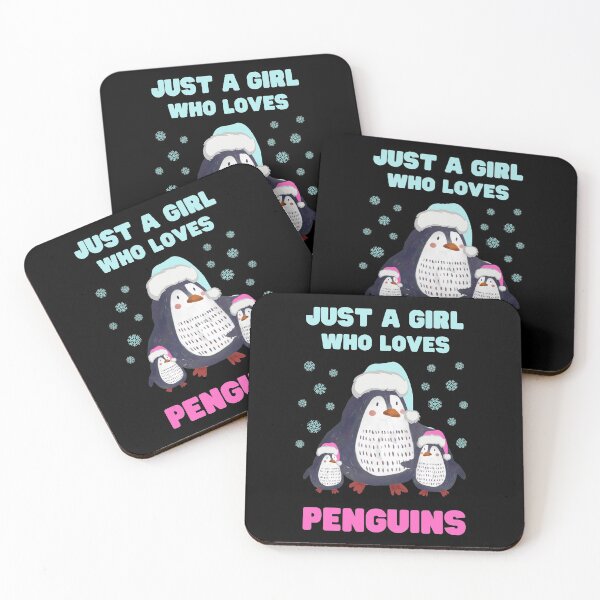 Item preview, Just A Girl Who Loves Penguins designed and sold by chloeinca.