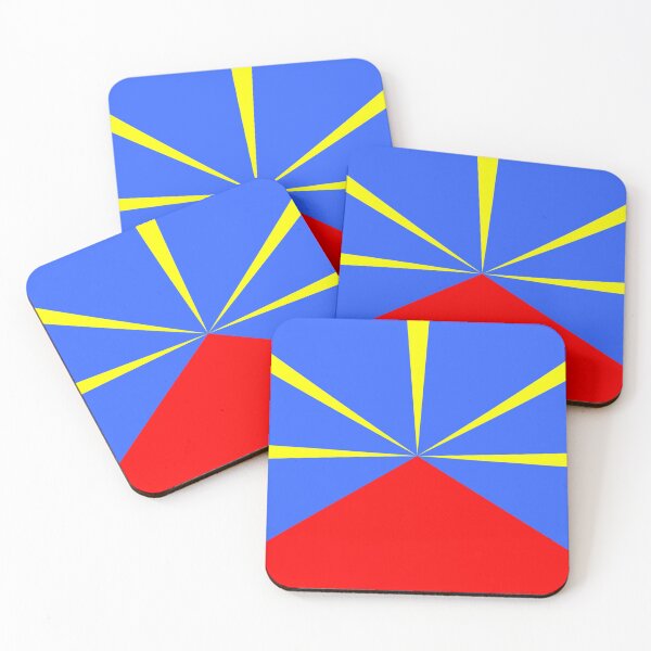 Item preview, Flag Of Reunion designed and sold by Beluga Cat.