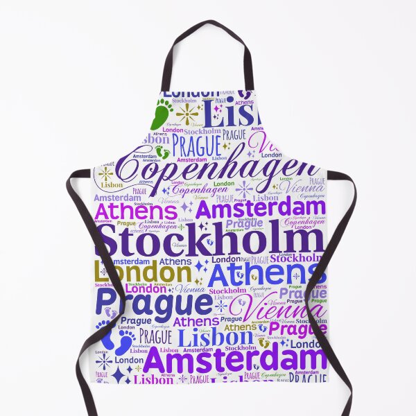 Item preview, European Cities Visualization designed and sold by frankie5368.