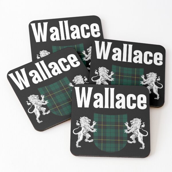Item preview, Wallace Clan Scottish Name Coat Of Arms Tartan designed and sold by RosiesSticks.