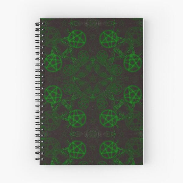 Item preview, Neon Green Witchy Vibes Pentacle Pattern  designed and sold by ThatsJustJilly.