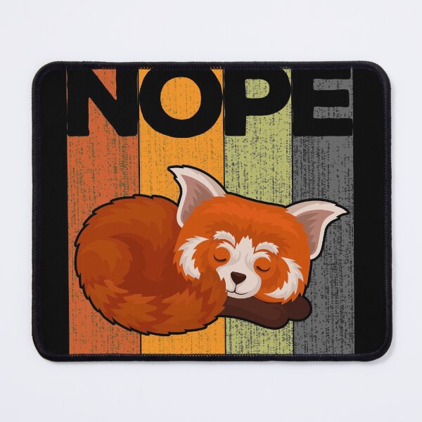 Item preview, Nope Red Panda designed and sold by sprintmoon.