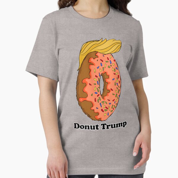 Vista previa del artículo con la obra «Donut Trump», diseñado y vendido por popdesigner.