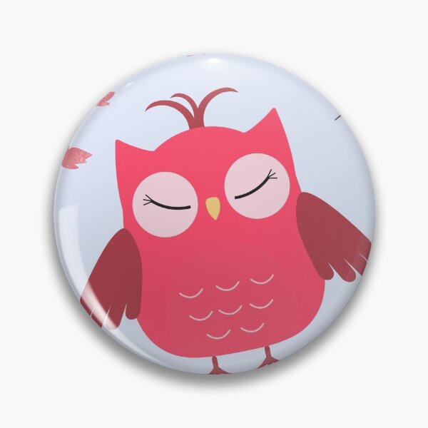 Item preview, I Just Freaking Love Owls Pattern With Blue Background designed and sold by NechEmpire.
