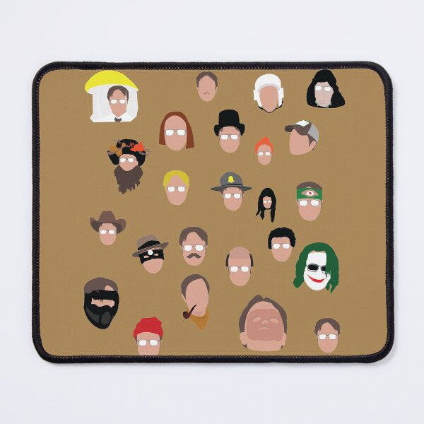 Item preview, The Many Faces of Dwight designed and sold by doctorheadly.