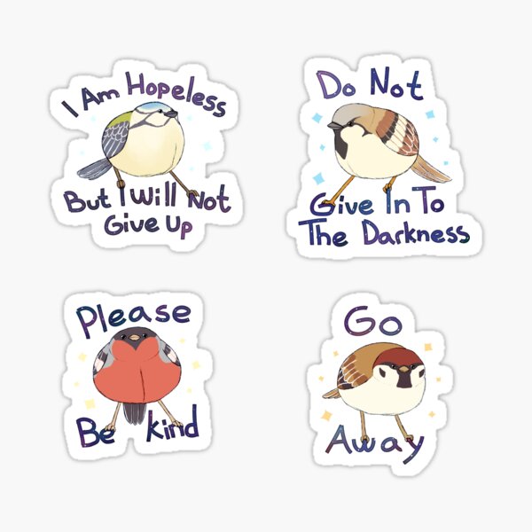 Good Birbs Stickers Sticker