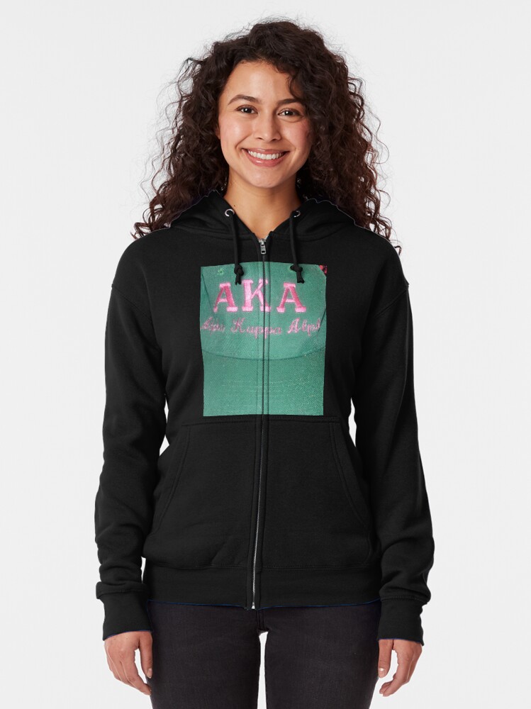 Alternate view of AKA Collection Zipped Hoodie