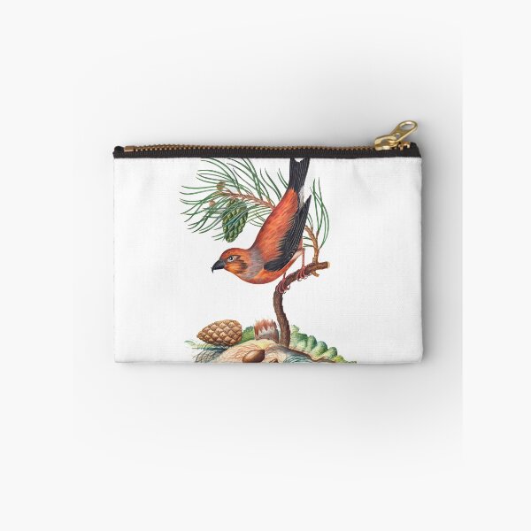 Item preview, Red crossbill with pine tree by James Bolton designed and sold by mycloudzdesign.