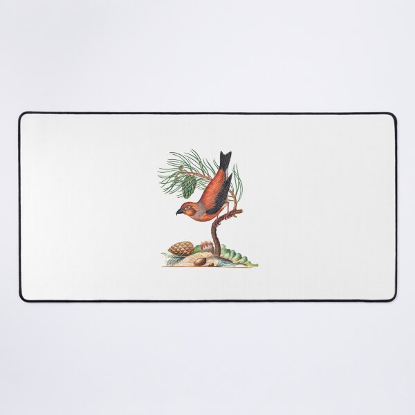 Item preview, Red crossbill with pine tree by James Bolton designed and sold by mycloudzdesign.