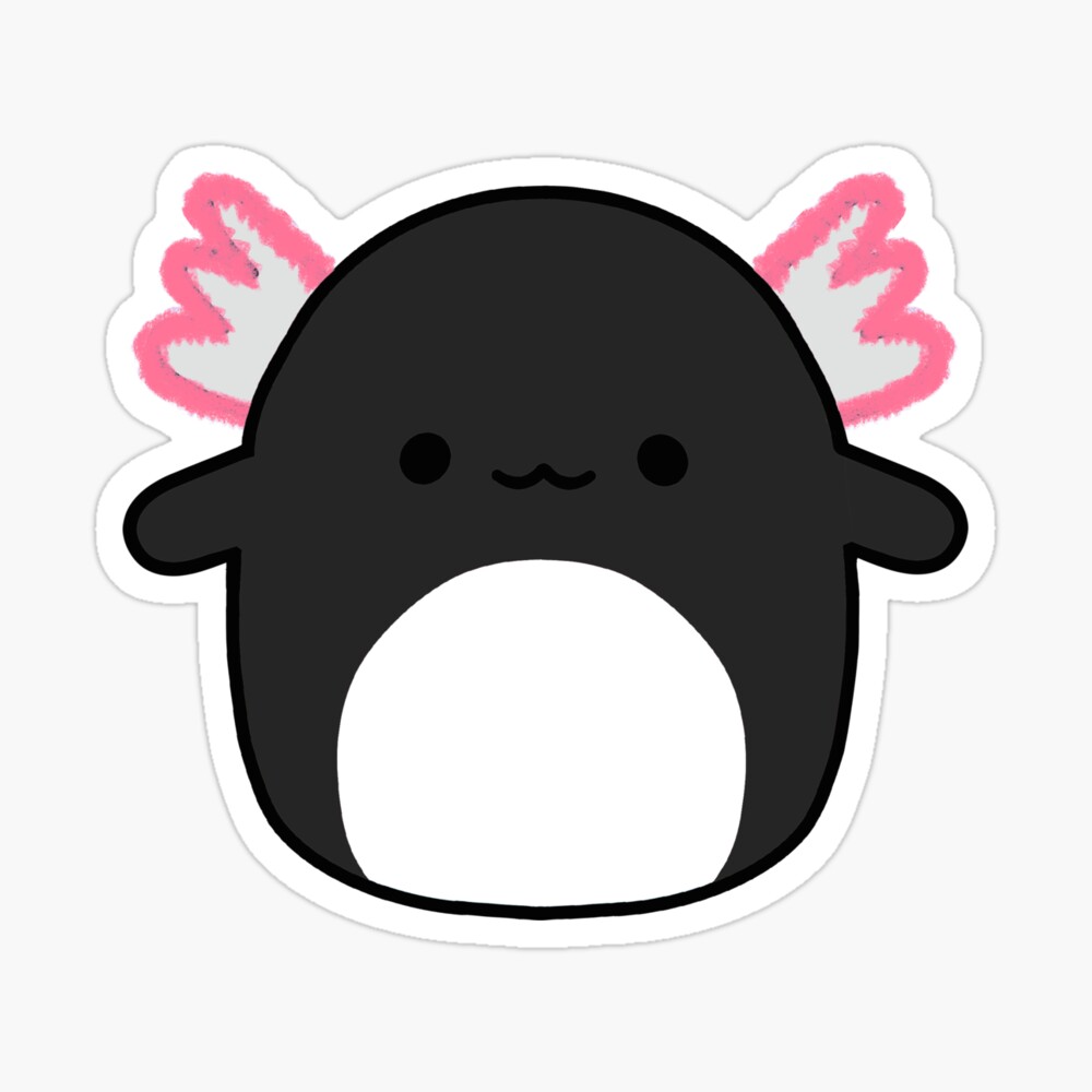 black squishmallow axolotl