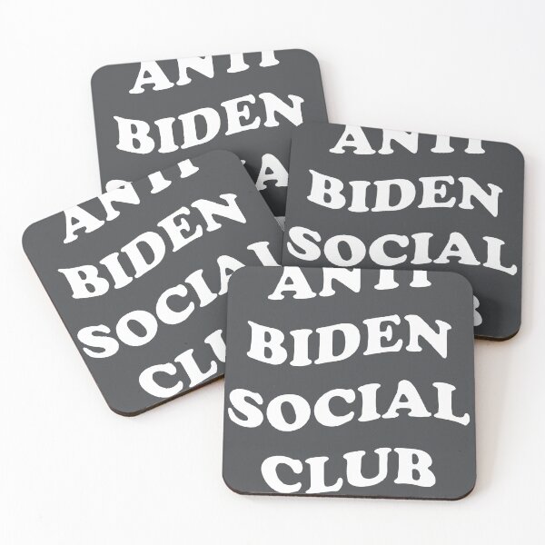 Item preview, Anti Biden Social Club (on back) designed and sold by FunnySerious.