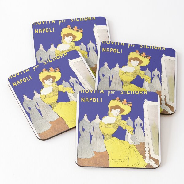 Item preview, Art Nouveau Poster "E. & A. Mele & C., novita per signorà Napoli: Massimo Buono mercato / / L. Cappiello" (1902) by Leonetto Cappiello designed and sold by Designedbysm.