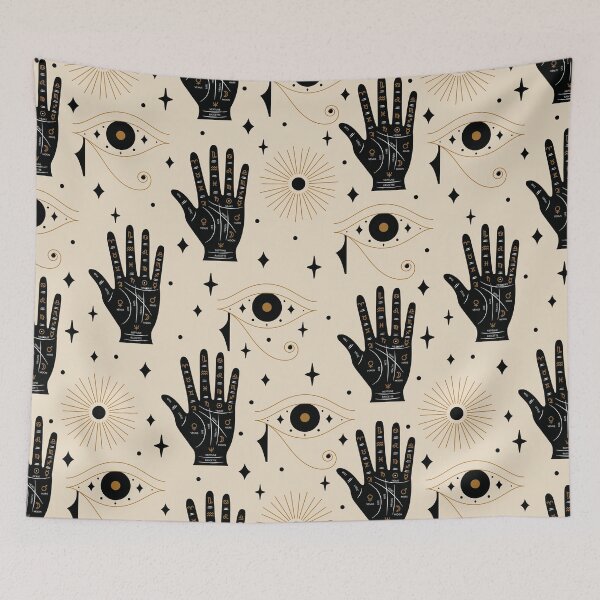 Item preview, Palmistry Pattern  designed and sold by Ravensdesign.