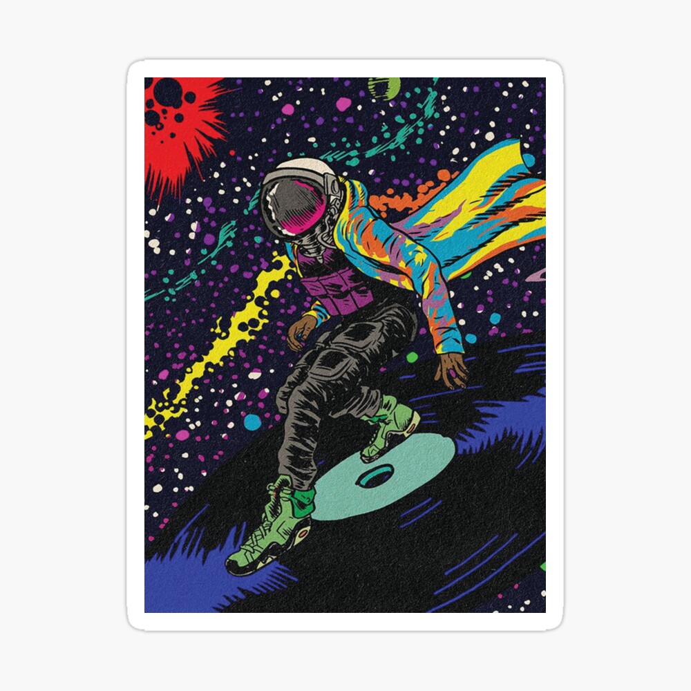 Travis Scott - Astroworld Poster 24x36 - Mushroom New Orleans