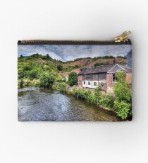 "La Vesdre" River in Trooz, Belgium Studio Pouch