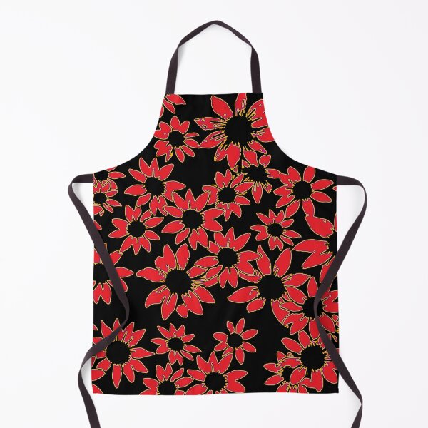 Item preview, Scarf Black Eyed Susie Pop Red Orange by Swoot designed and sold by swoottees.