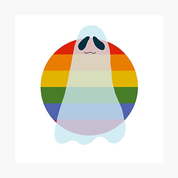 spooky gay ghost Photographic Print
