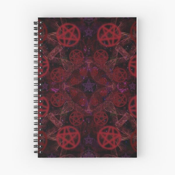 Item preview, Red Witchy Vibes Pentacle Pattern  designed and sold by ThatsJustJilly.