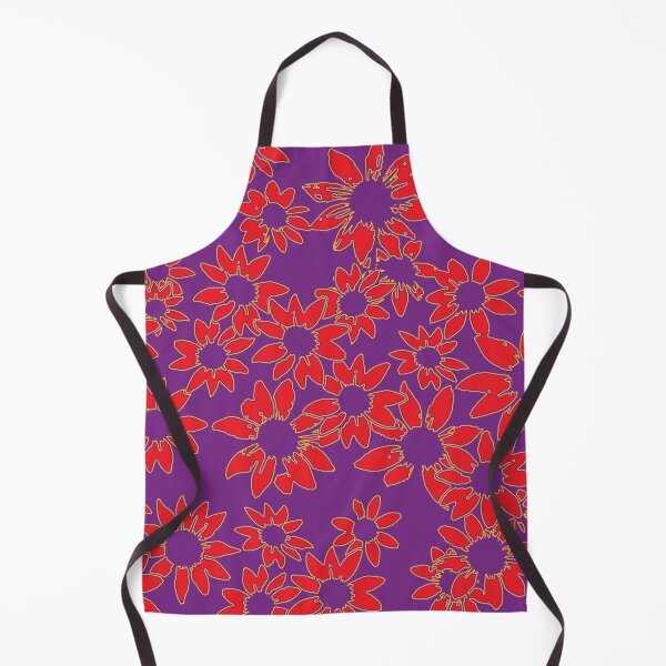 Item preview, Scarf Black Eyed Susie Pop Red Orange Purple by Swoot designed and sold by swoottees.