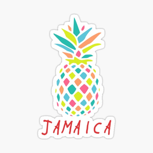 Item preview, Tropical Pineapple Jamaica designed and sold by Jamrock Design.