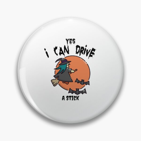 Item preview, Why Yes I Can Drive A Stick Funny Witch Costume designed and sold by YourgiftShop.