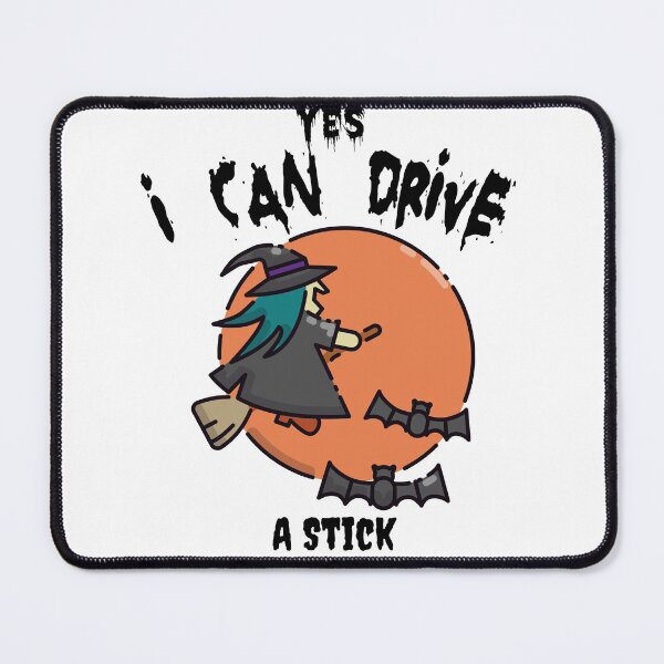 Item preview, Why Yes I Can Drive A Stick Funny Witch Costume designed and sold by YourgiftShop.