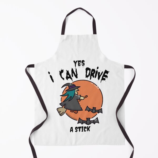 Item preview, Why Yes I Can Drive A Stick Funny Witch Costume designed and sold by YourgiftShop.