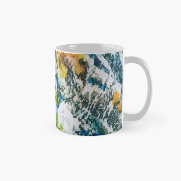 Item preview, Brushy Abstract in Green, Yellow, and Blue designed and sold by Leslie Rogers Todder.
