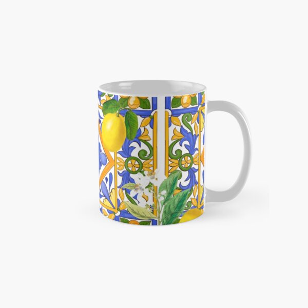 Item preview, Summer ,Sicilian tiles ,citrus,oranges,majolica,lemons ,Mediterranean  designed and sold by MariaMarinova.