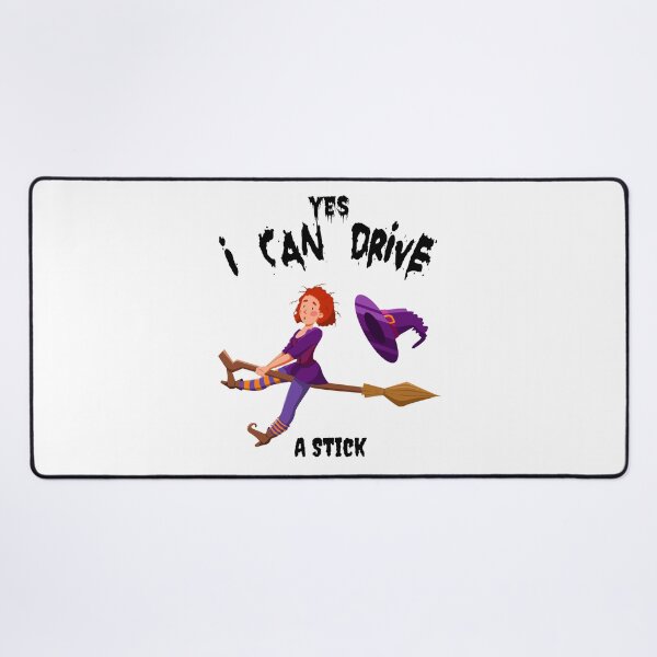 Item preview, Womens Why Yes I Can Drive A Stick T-Shirt Funny Halloween Gift Tee designed and sold by YourgiftShop.