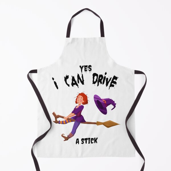 Item preview, Womens Why Yes I Can Drive A Stick T-Shirt Funny Halloween Gift Tee designed and sold by YourgiftShop.