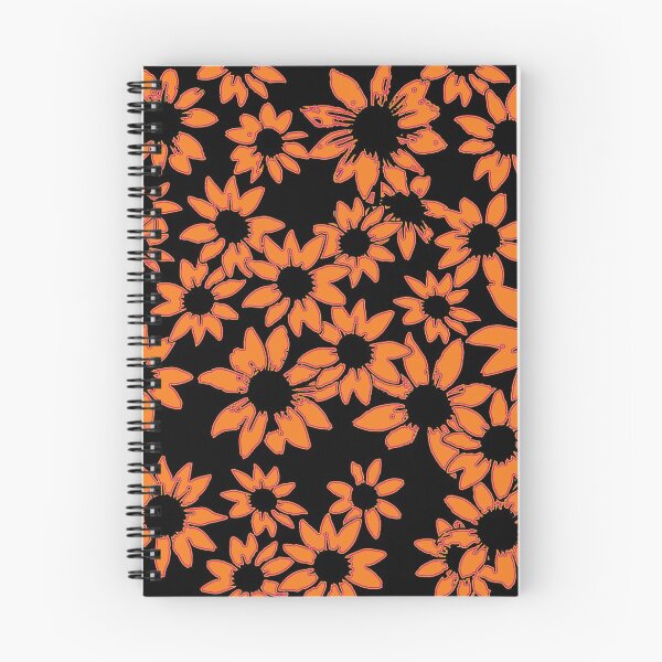 Item preview, Scarf Black Eyed Susie Pop Sun Kissed Orange by Swoot designed and sold by swoottees.