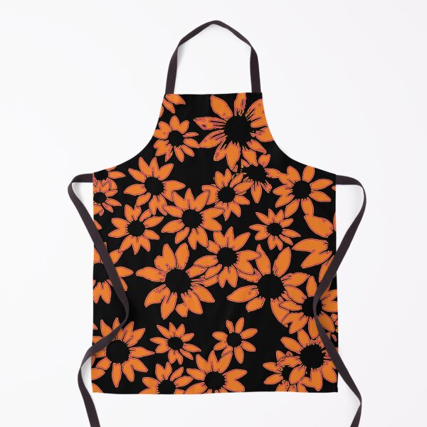 Item preview, Scarf Black Eyed Susie Pop Sun Kissed Orange by Swoot designed and sold by swoottees.