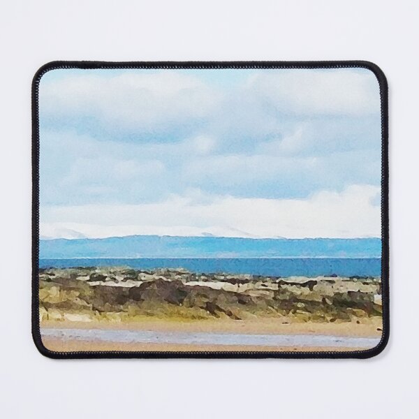 Item preview, Fife beach painterly style print designed and sold by LittleBettyMakes.