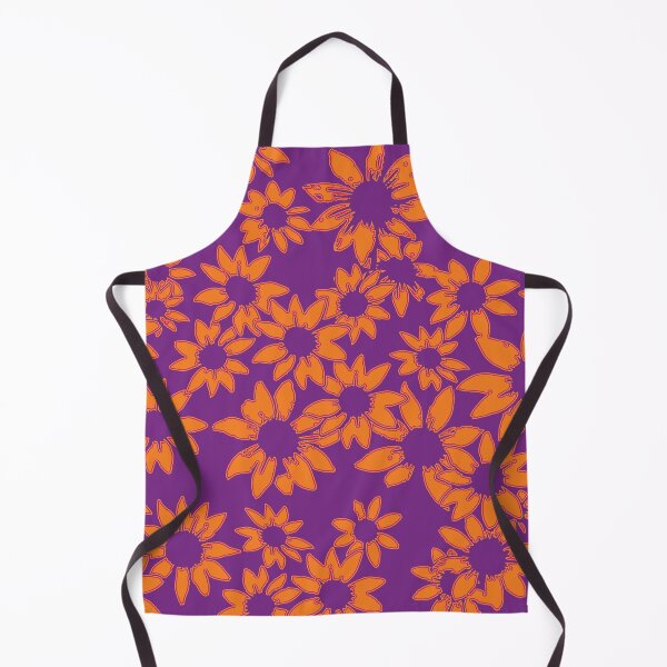Item preview, Scarf Black Eyed Susie Pop Sun Kissed Orange Purple by Swoot designed and sold by swoottees.