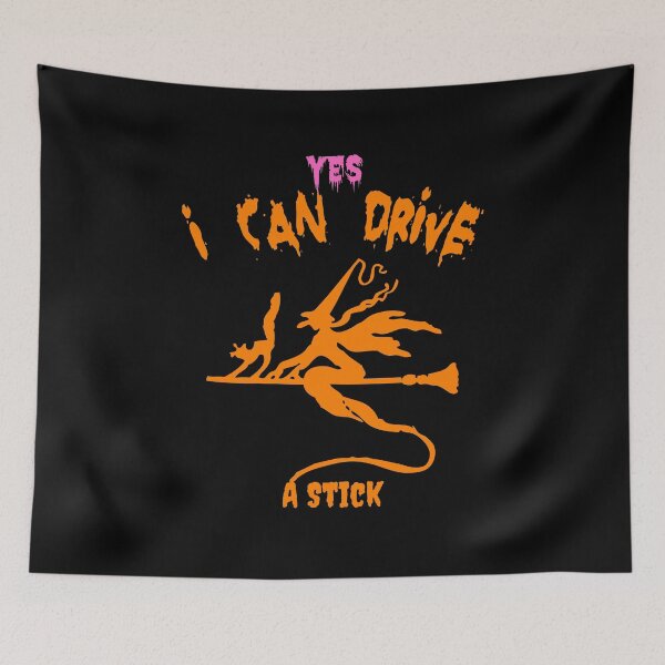 Item preview, Funny Halloween Witch Yes I Can Drive A Stick Halloween kids adults gift designed and sold by YourgiftShop.