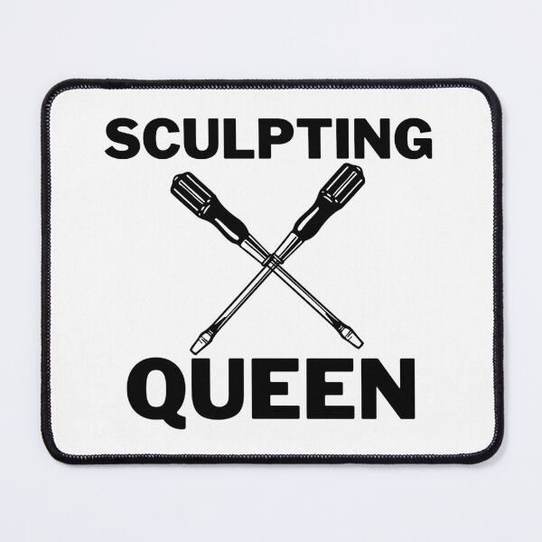 Item preview, Sculpting Queen Funny T-shirt women gift designed and sold by InnovantDesigns.