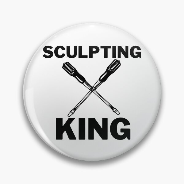 Item preview, Sculpting King Funny T-shirt men gift Dad gift designed and sold by InnovantDesigns.
