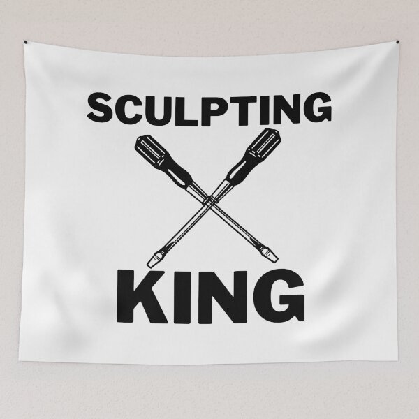 Item preview, Sculpting King Funny T-shirt men gift Dad gift designed and sold by InnovantDesigns.