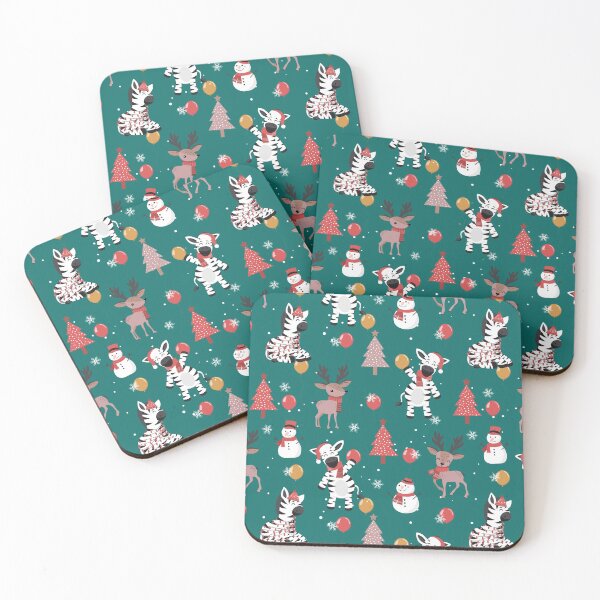 Item preview, zebras happy christmas designed and sold by angelusdark.