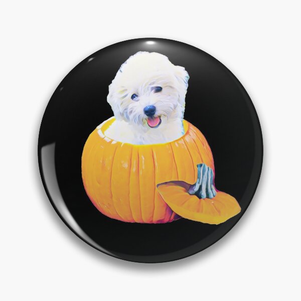 Item preview, Maltese Halloween Pumpkin for Maltese Lovers   designed and sold by Mochi-Merch.
