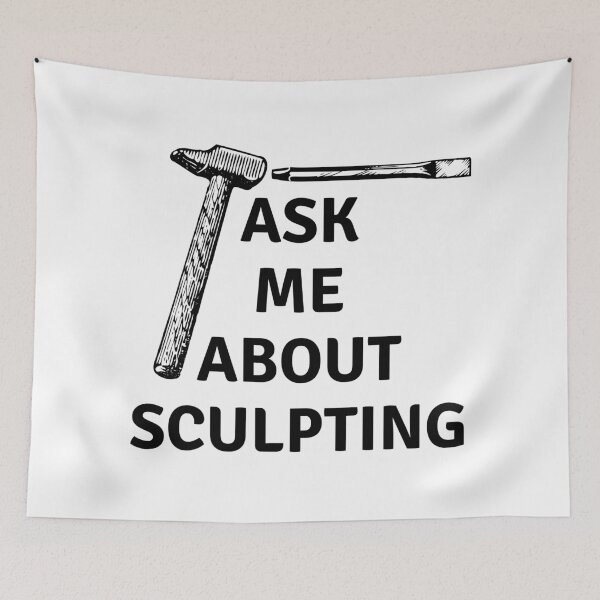 Item preview, Ask Me About Sculpting Funny T-shirt men gift women gift designed and sold by InnovantDesigns.