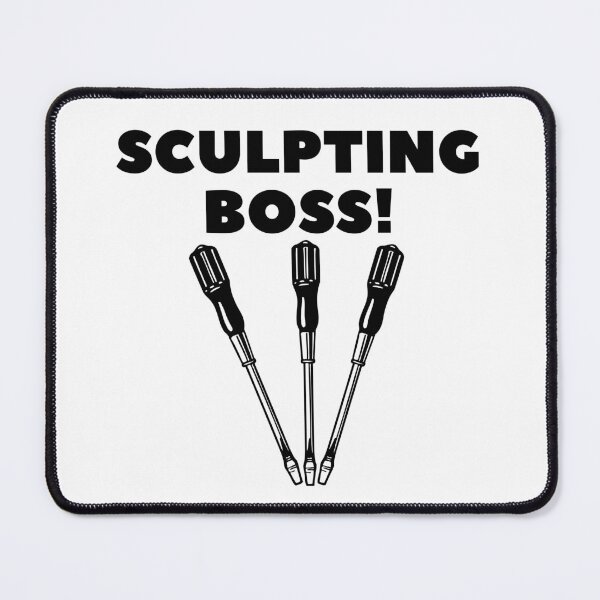 Item preview, Sculpting Boss Funny T-shirt men gift women gift designed and sold by InnovantDesigns.