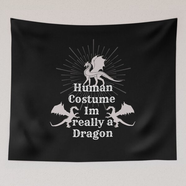 Item preview, Human Costume Im really a Dragon Halloween Essential T-Shirt designed and sold by harry mac.