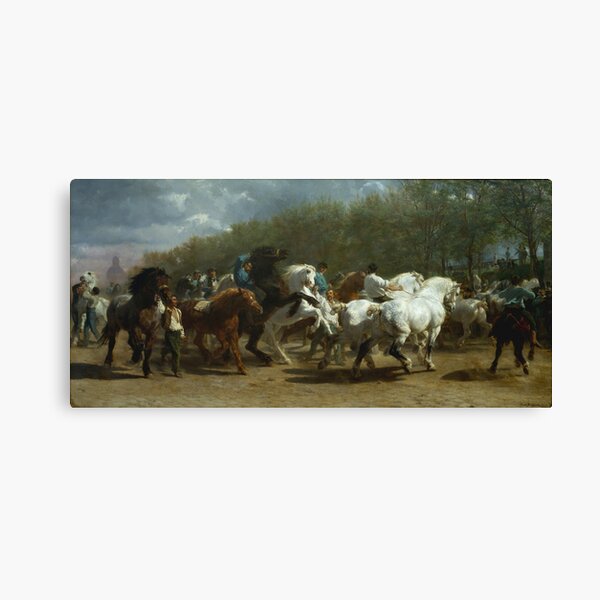 The Horse Fair, Rosa Bonheur, The, Horse, Fair, Rosa, Bonheur Canvas Print