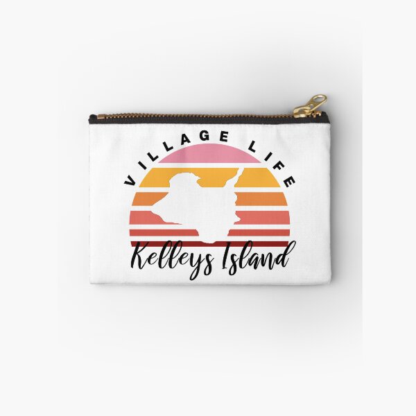Item preview, Kelleys Island Village Retro Vintage Sunset Lake Erie designed and sold by BusyBeeLife.