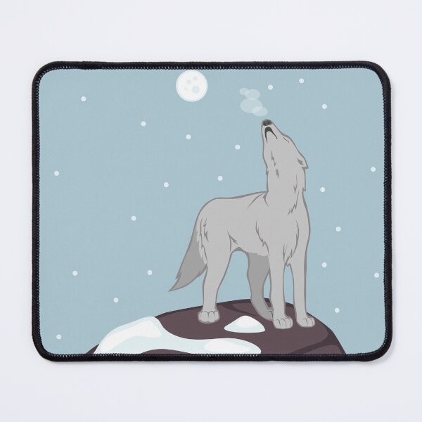 Artikelvorschau, Heulender arktischer Wolf entworfen und verkauft von TheKohakuDragon.