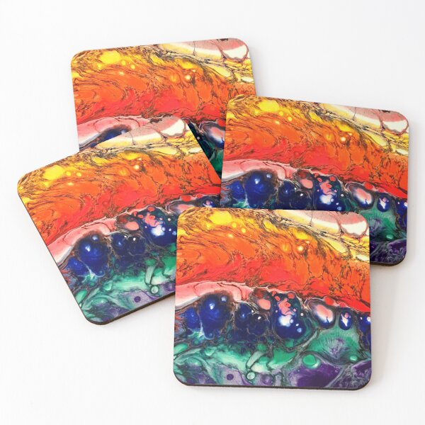 Item preview, 'Distortion' Abstract Acrylic Art designed and sold by ArtandSoulFluidArt.