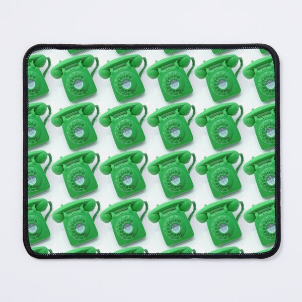 Item preview, Green vintage telephone print designed and sold by LittleBettyMakes.